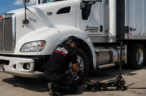 Mobile tire service in Atascocita, TX by Houston Mobile Tire